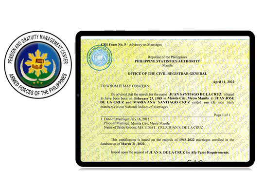 PSA Birth Certificates (and more) | Online Application | Worldwide Delivery